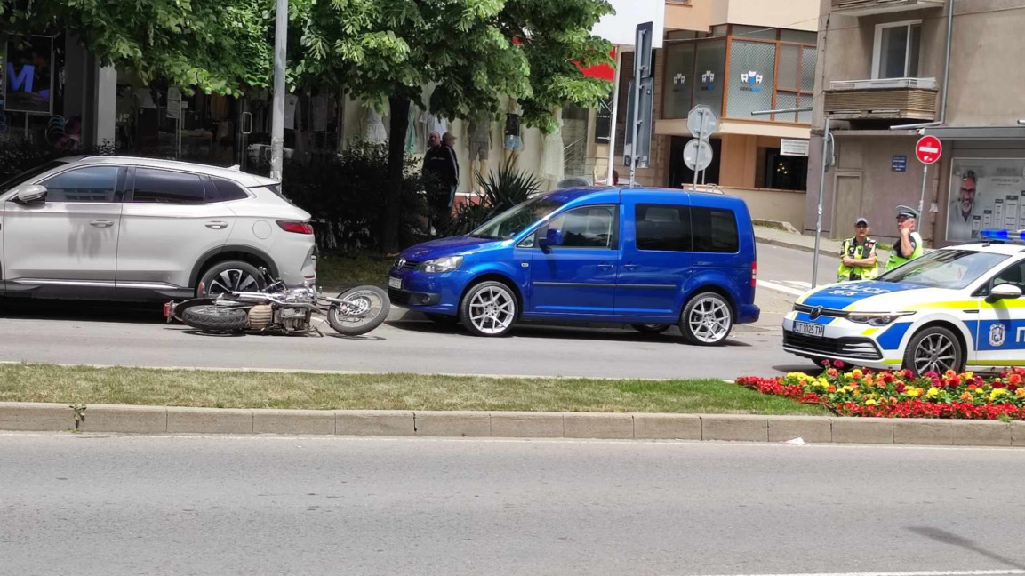 Мотоциклетист пострада в Стара Загора