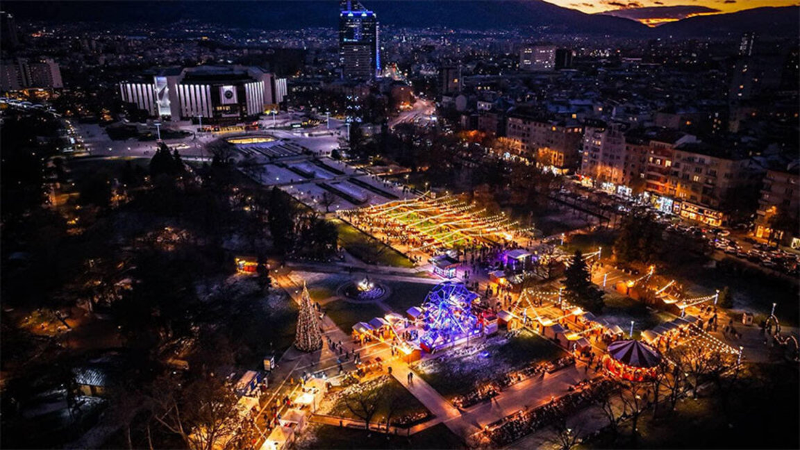 In anticipation of Christmas - Bulgarian towns and cities in Christmas decorations