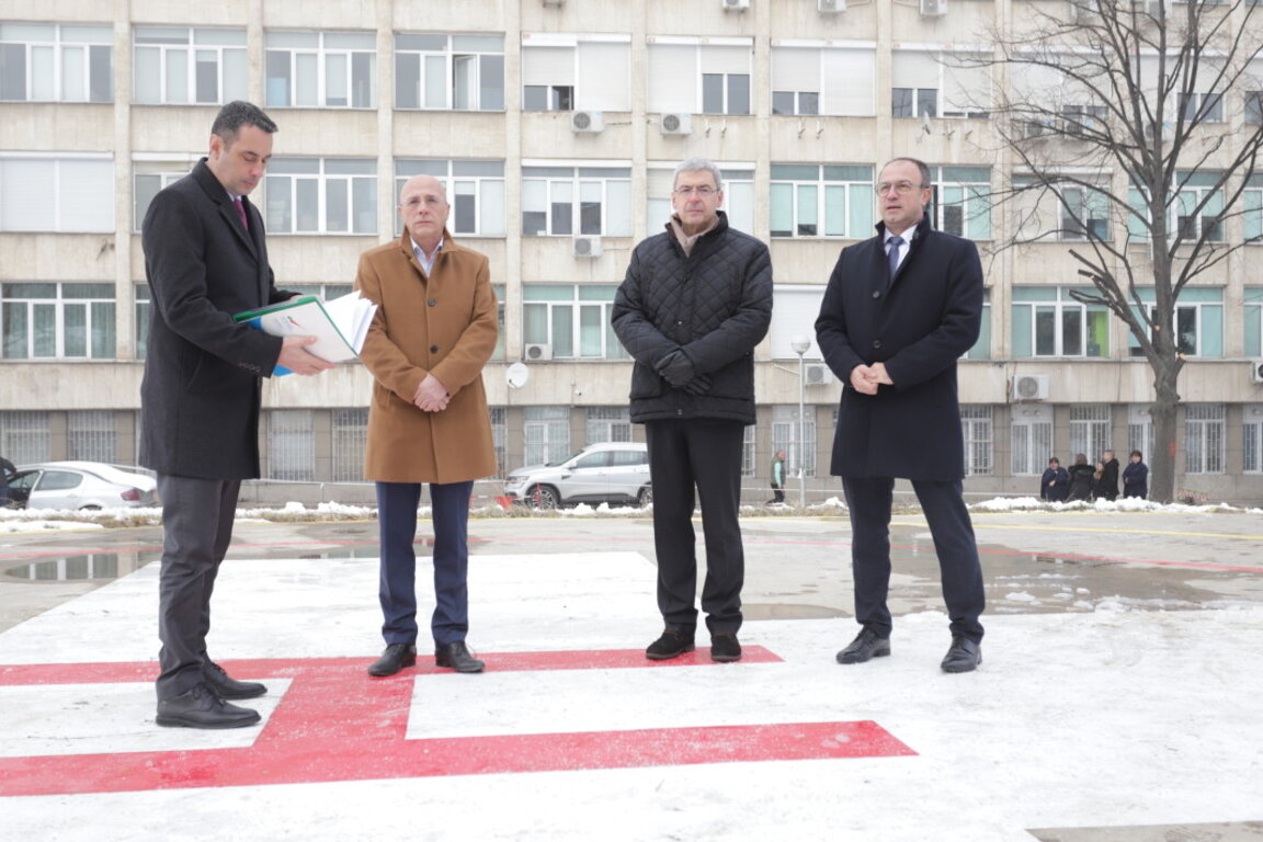 София вече има лицензирана хеликоптерна болнична площадка