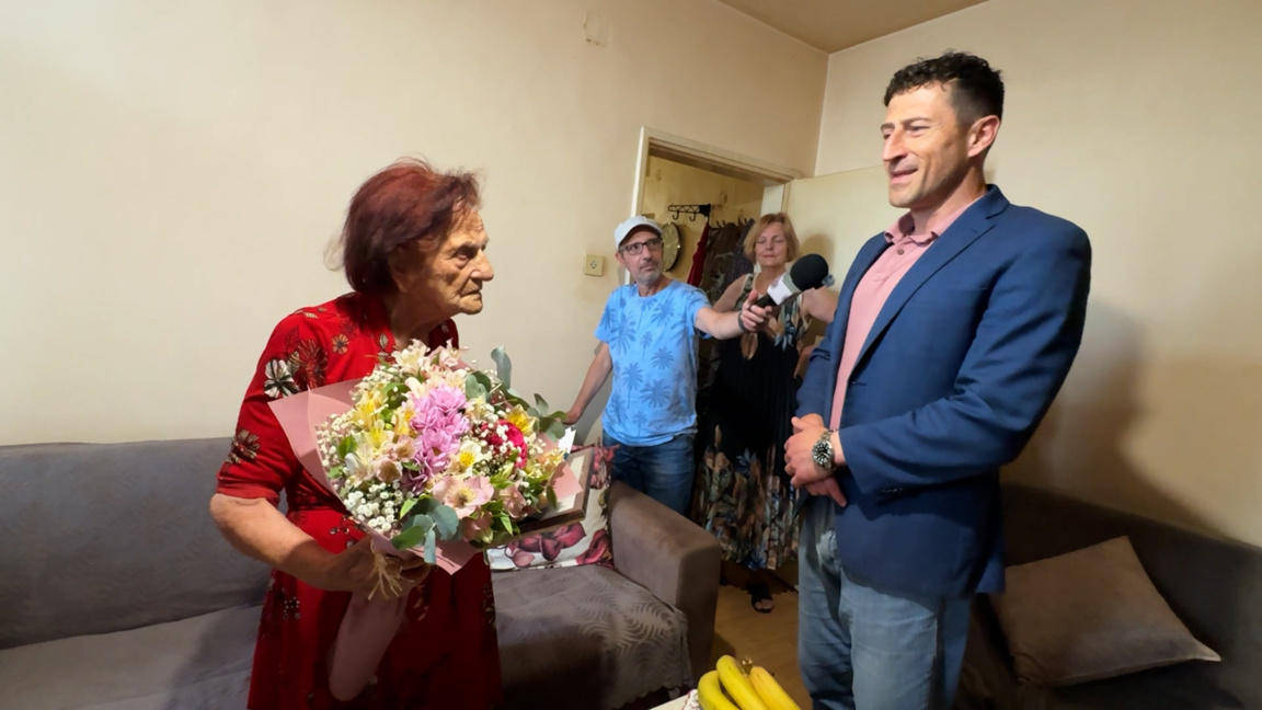 Пенка Кънева от Ямбол празнува вековен юбилей