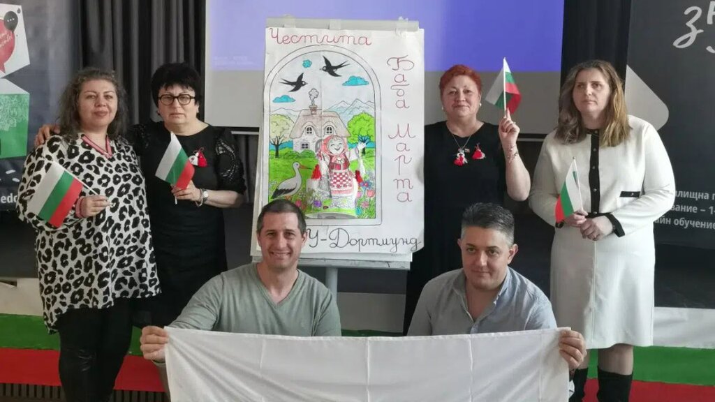 Dimitrinka Niklina am Nationalfeiertag in der Bulgarischen Sonntagsschule in Dortmund