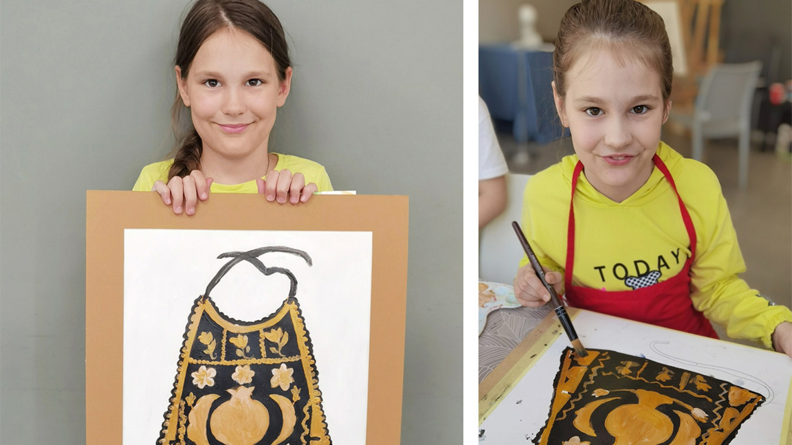 Картини на деца в Бургас бяха представени на конгрес в Таврийския университет