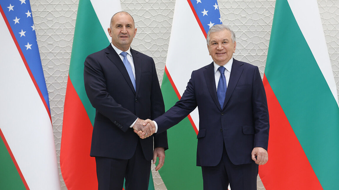 Румен Радев и Шавкат Мирзијојев