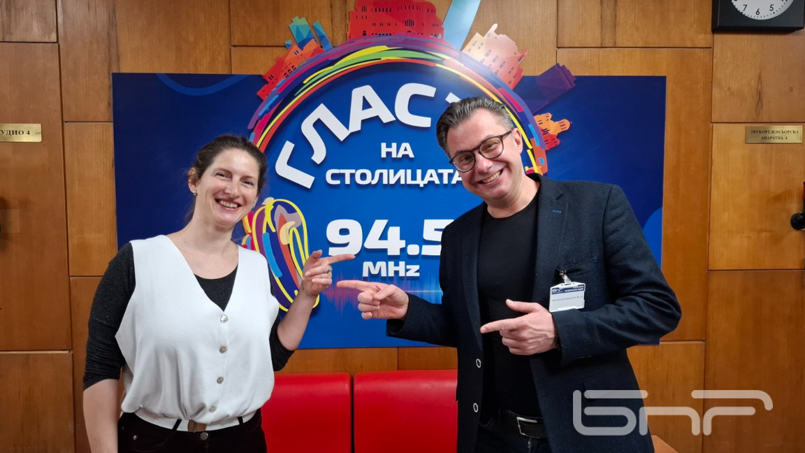 Мария Бояджиева с Димитър Узунов -арт.директор на спектакъла