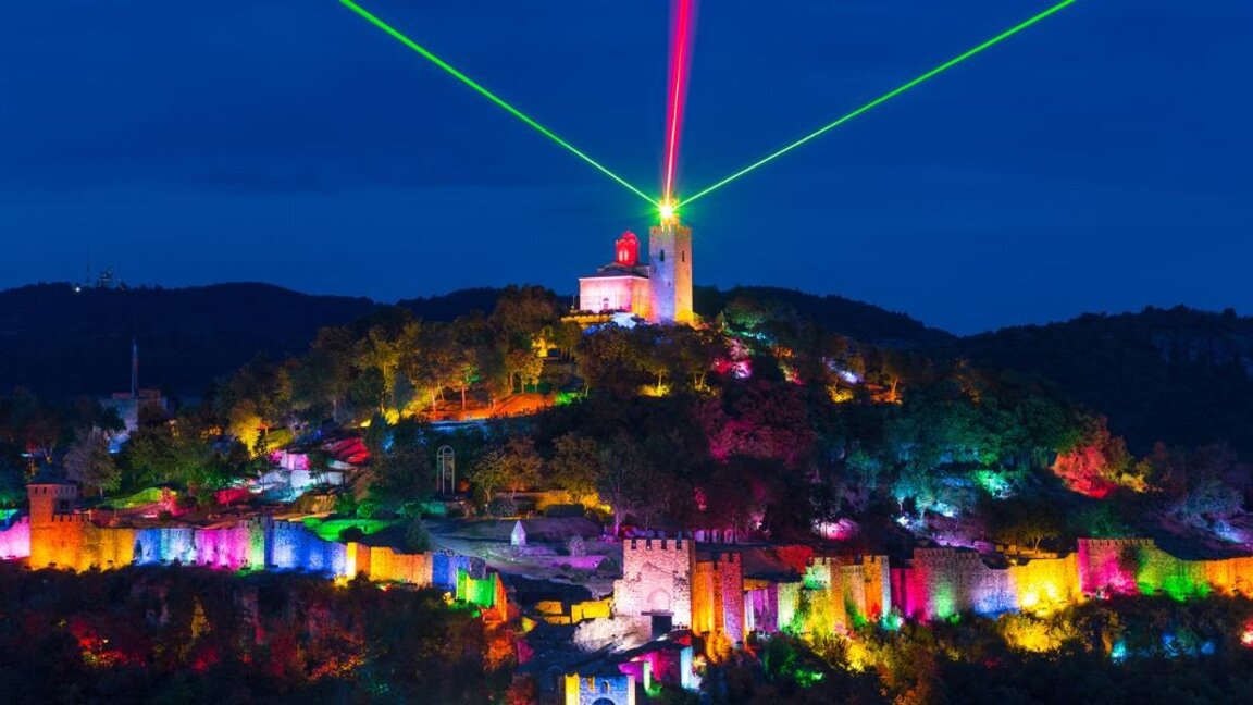 Spectacle "Son et lumière" à Véliko Tarnovo...