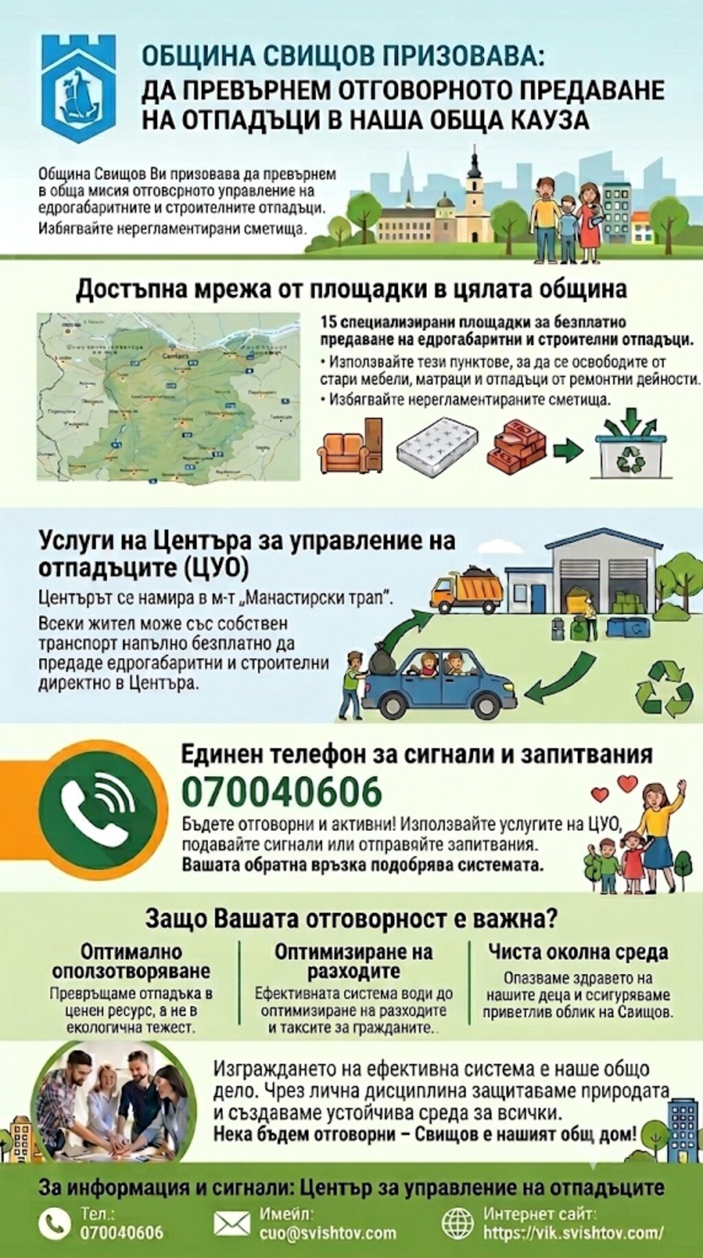 С фотокапани в община Свищов ще следят за незаконно изхвърляне на отпадъци