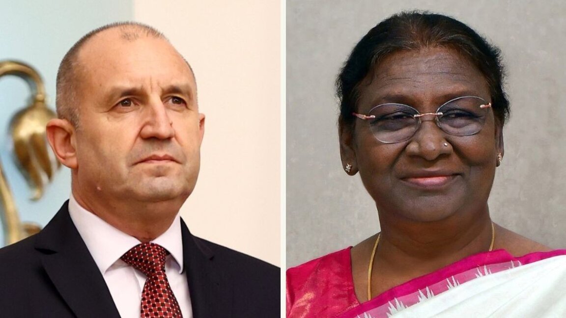 Rumen Radew und Draupadi Murmu
