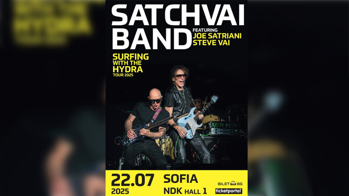 Guitar gods Joe Satriani and Steve Vai to ignite Sofia tonight