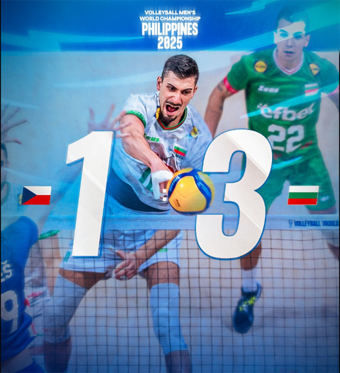 Mondial de volley-ball : la Bulgarie a surclassé la République tchèque et défiera l'Italie en finale...