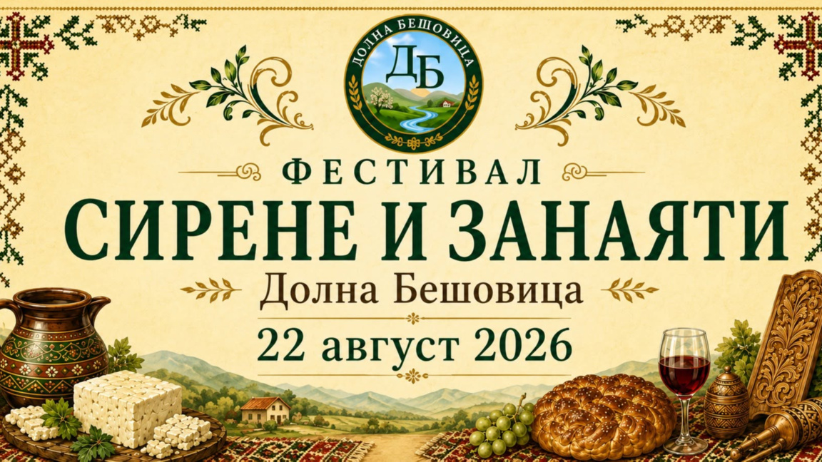 Долна Бешовица събира майстори и ценители на първия фестивал "Сирене и занаяти"