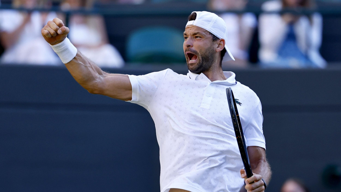 Grigor Dimitrov se clasifica para la tercera ronda de Wimbledon