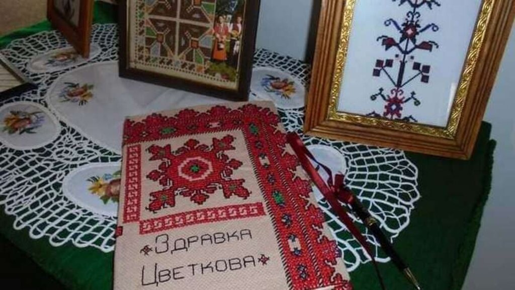 Везбата като вид рисуване - с игла и конец