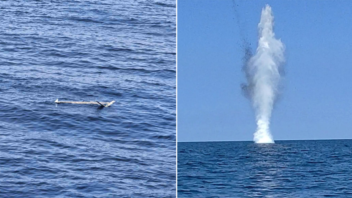 U asgjësua një dron i sjellë nga rrymat detare 40 km larg bregdetit bullgar