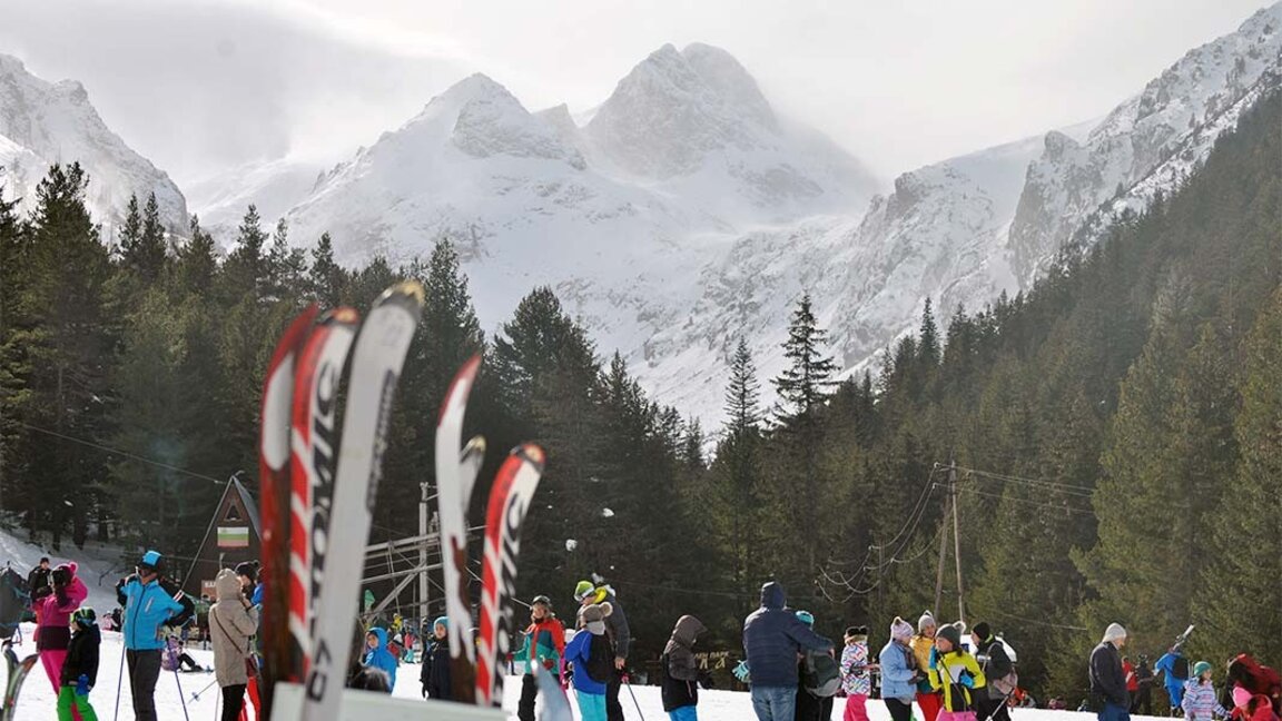 La station de ski "Maliovitsa" pleine à craquer...