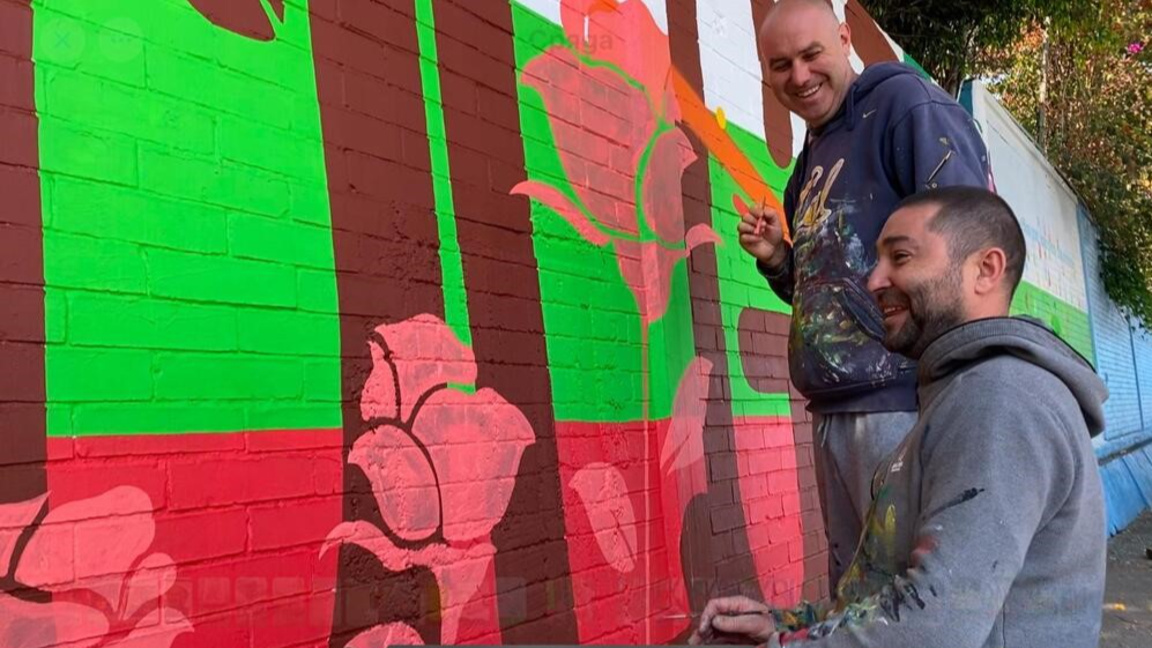 Grafite bullgare zbukurojnë shkollën “Re...