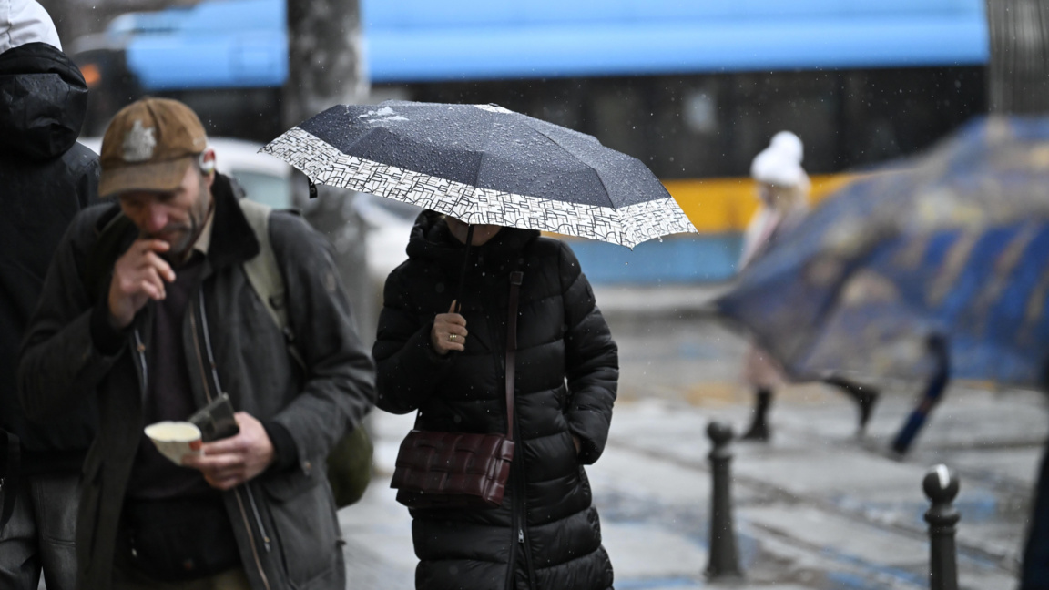 Жълт код за обилни валежи е обявен за днес за 11 области на страната