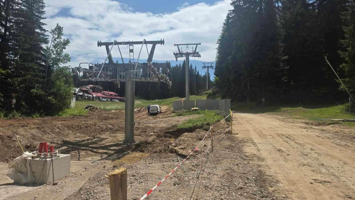 МРРБ спира изграждането на четириседалковия лифт в Пампорово