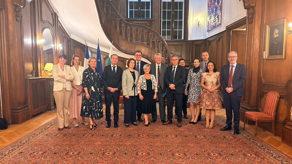 Une délégation parlementaire française est en visite à Sofia