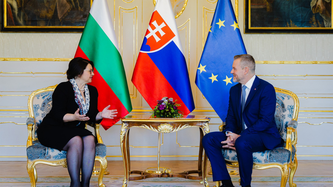 Ambasadoarea bulgară în Slovacia s-a întâlnit cu președintele Pellegrini