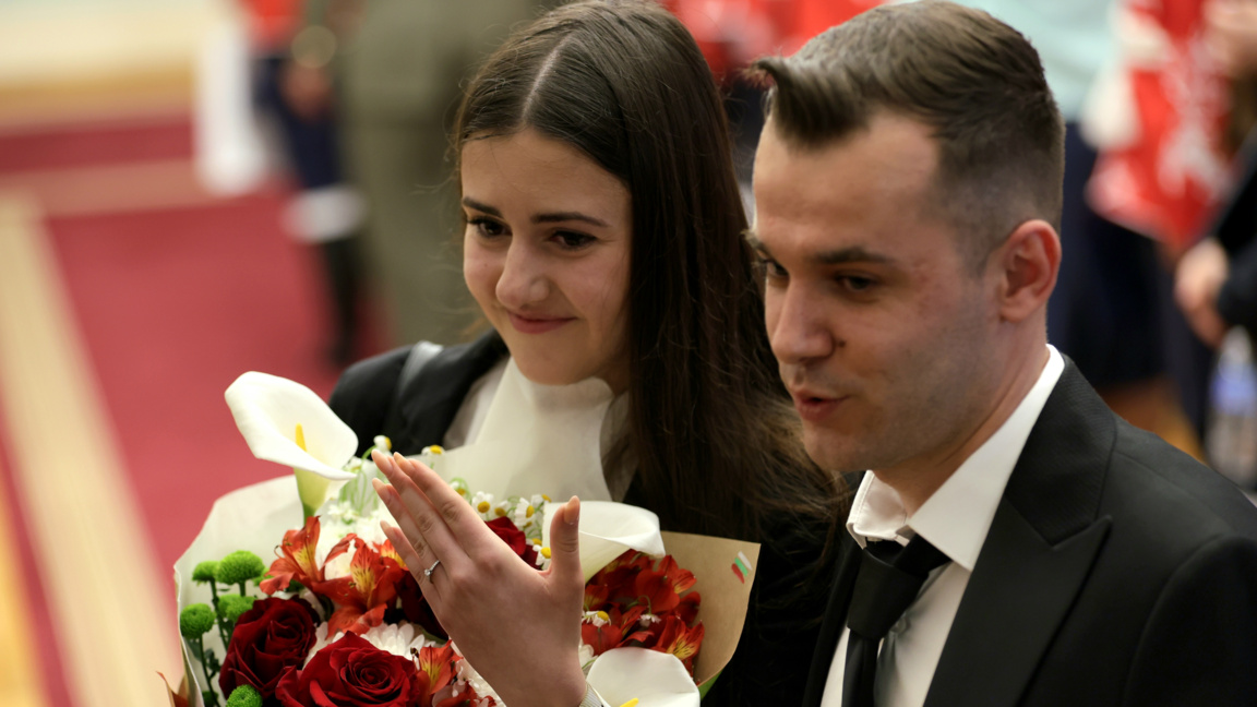 Тодор Пепелов и Добринка Сбиркова.