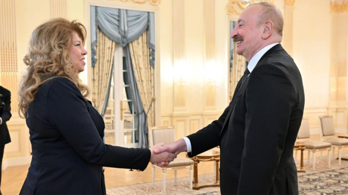 Ilijana Jotowa und Ilham Alijew