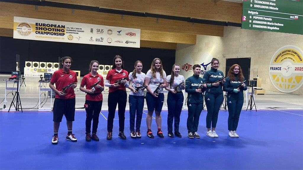 Championnat d'Europe de tir sportif à Châteauroux: la Bulgarie décroche l'argent
