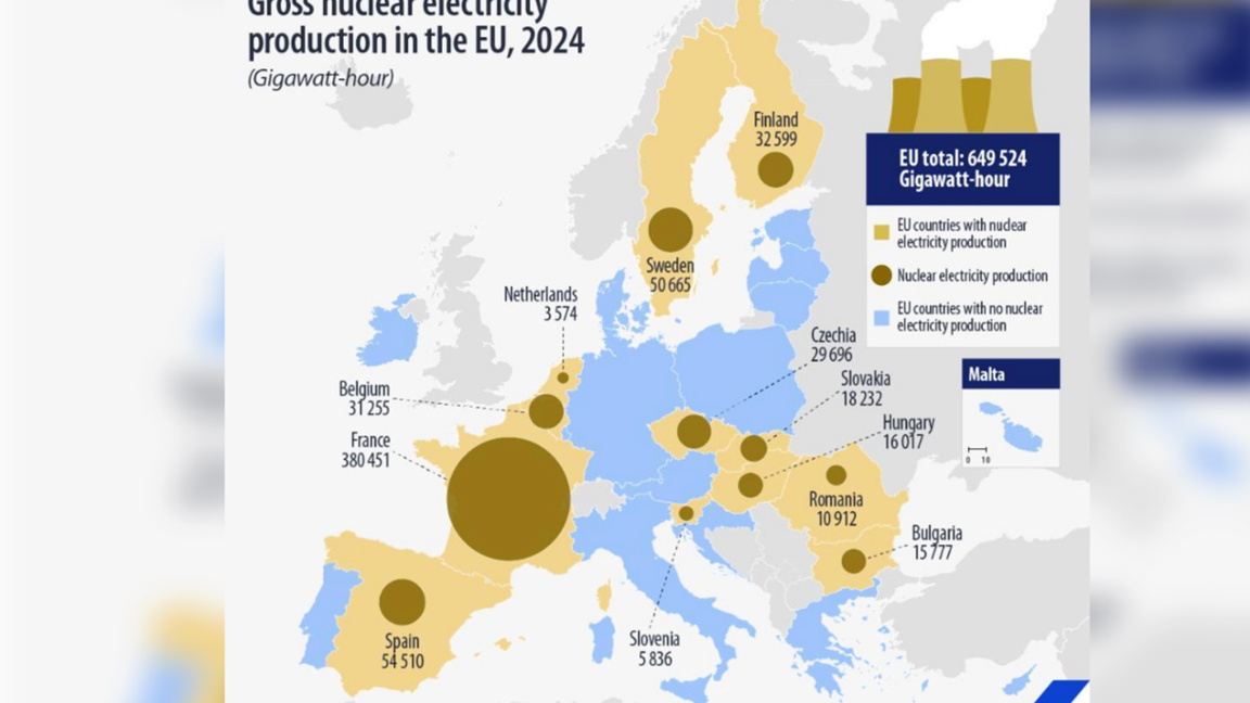 Nuclear power accounts for 40% of Bulgaria’s energy production