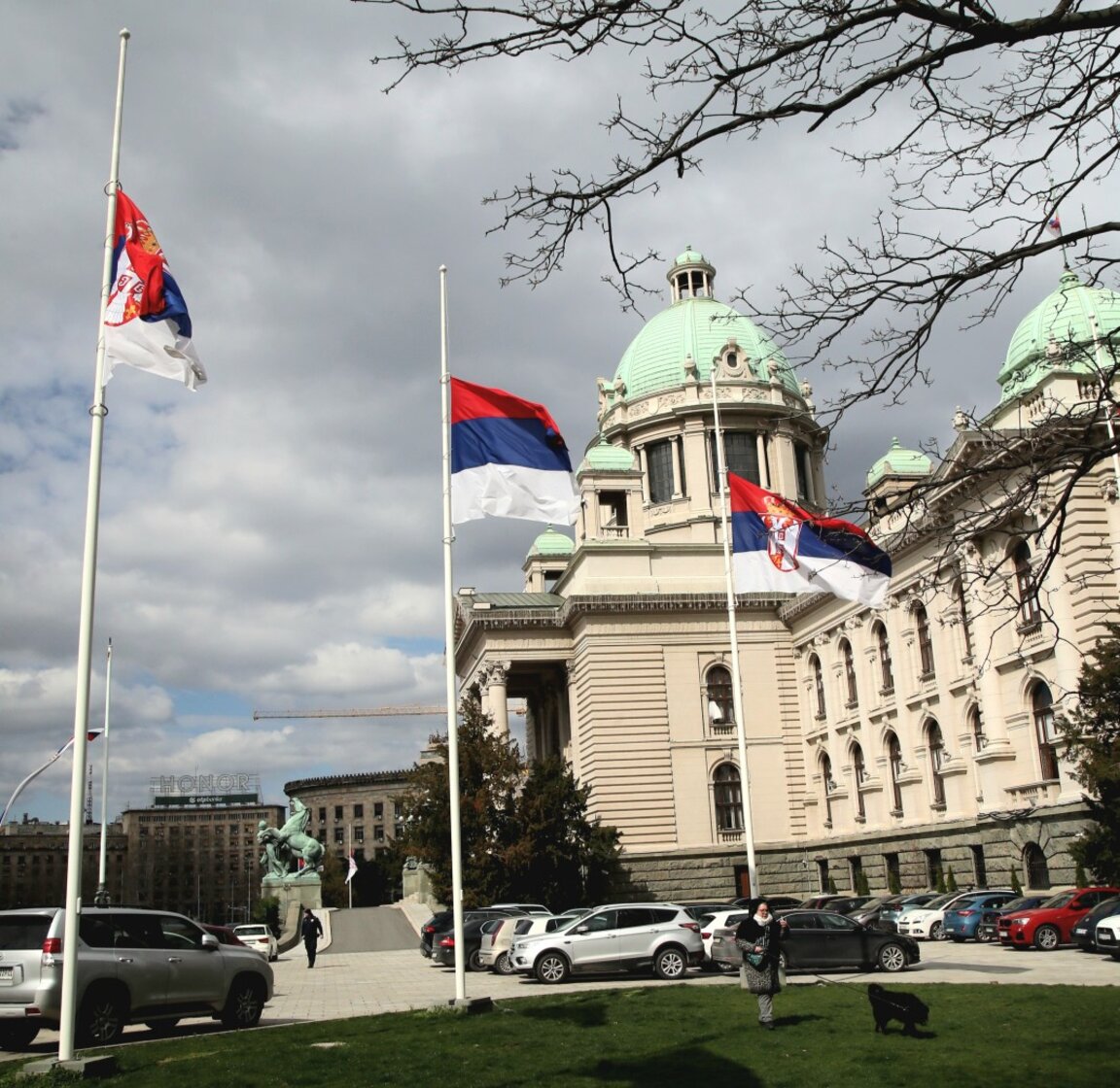 18 март 2025г. е Ден на траур в Сърбия в знак на съпричастност с трагедията в Кочани, Северна Македония. Сръбският национален флаг е спуснат наполовина по фасадите на официалните институции в Белград.