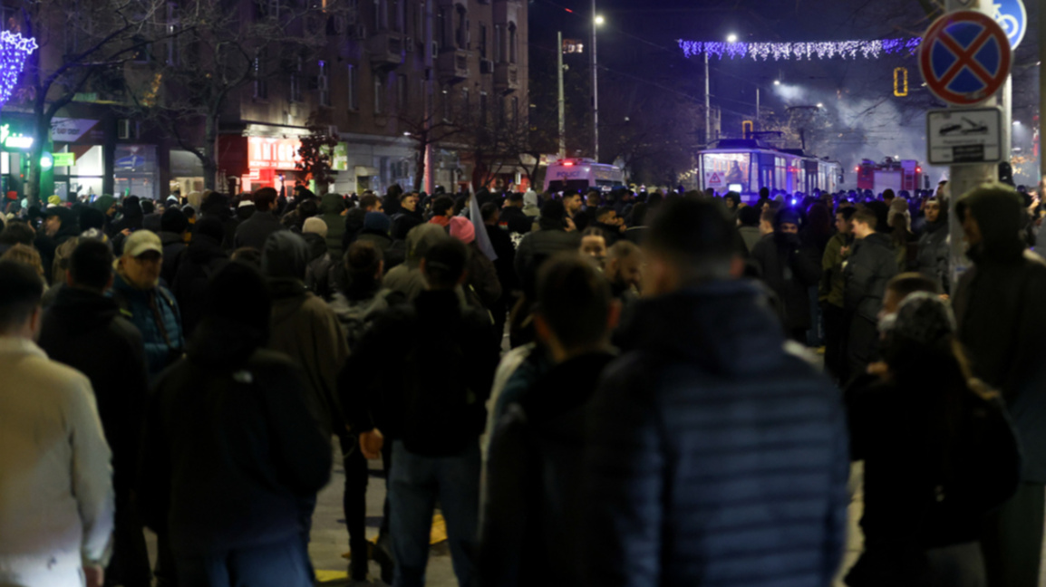 Протест в София срещу бюджета, 1 декември 2
