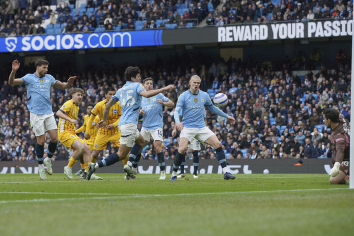 Манчестър Сити завърши 2:2 с Брайтън