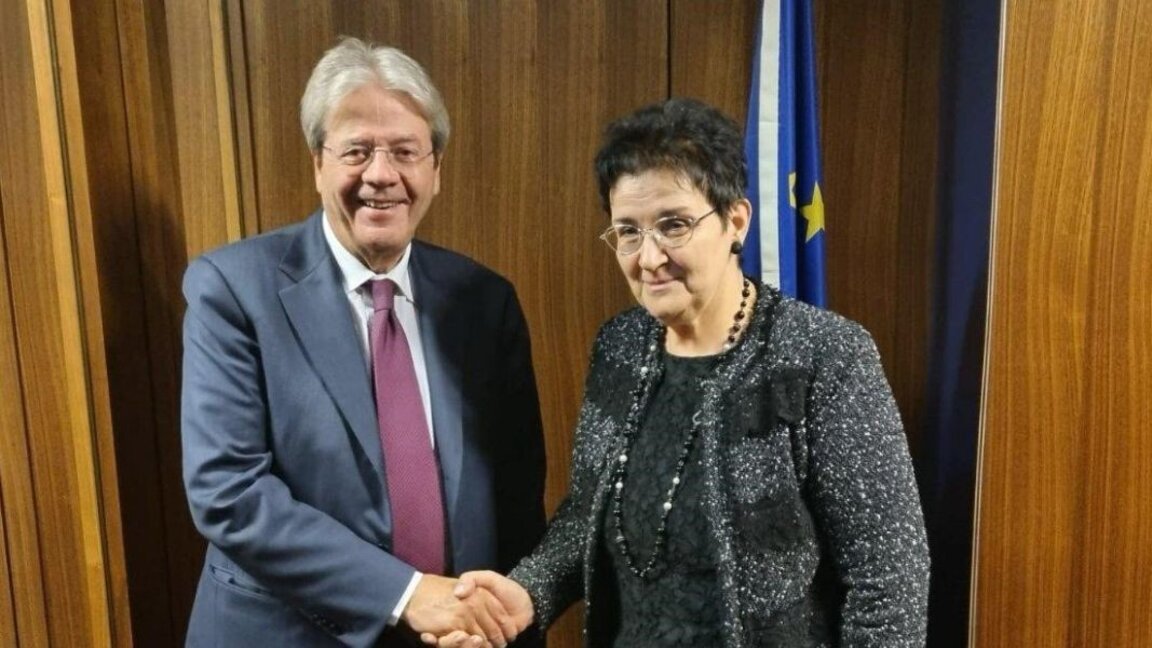 Ljudmilla Petkova dhe Paolo Gentiloni