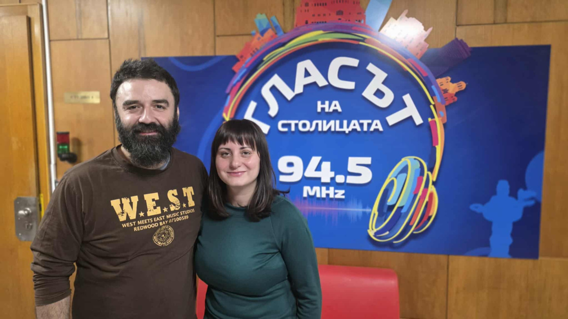 Режисьорът Петър Вълчанов и сценаристът Диана Сойкова