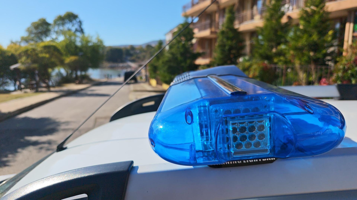 Полиция полицейска лампа