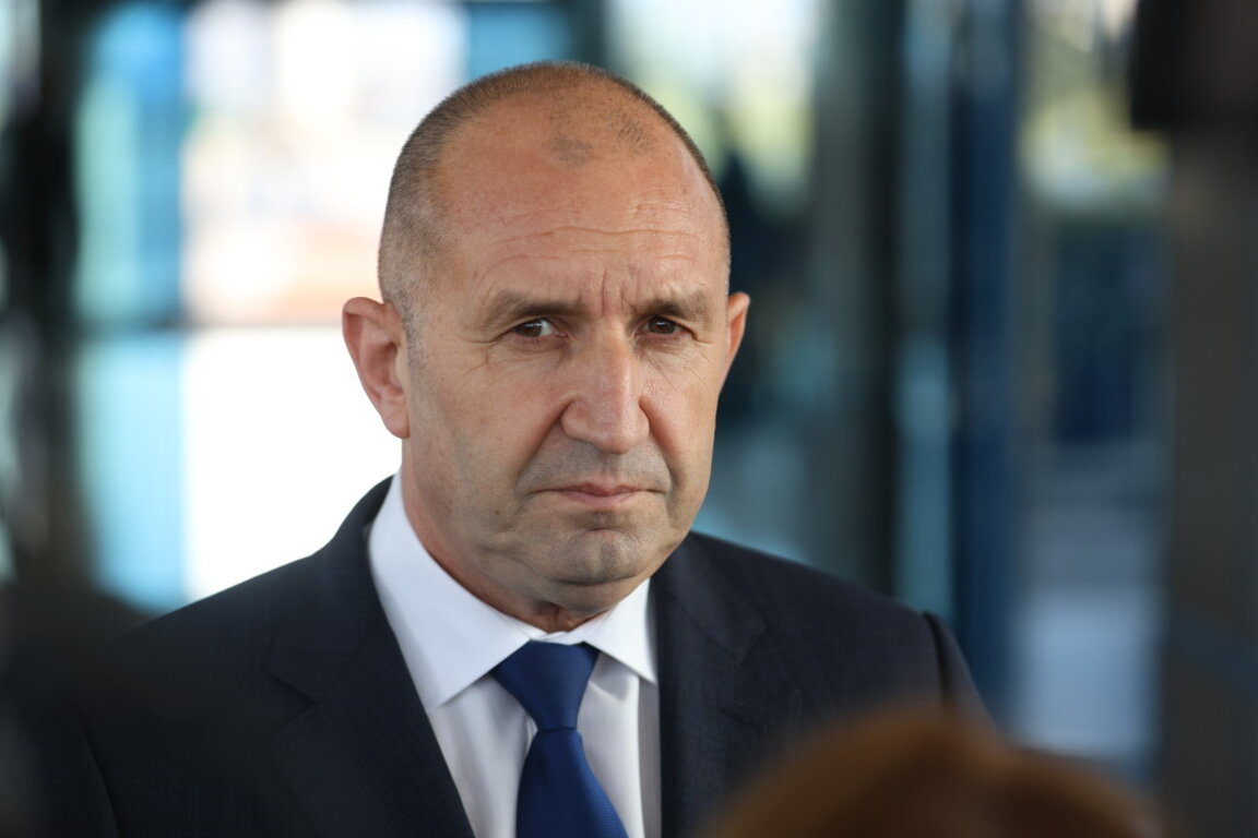 Президентът Румен Радев.
