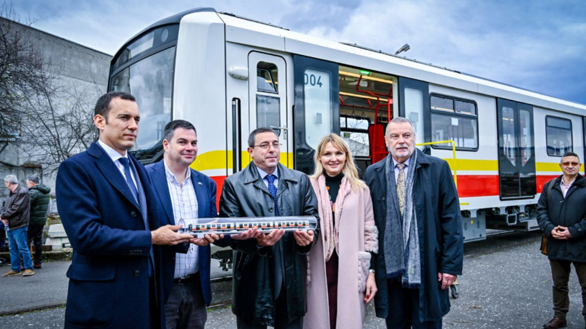 Sofia Metro starts to put in operation eight new trains