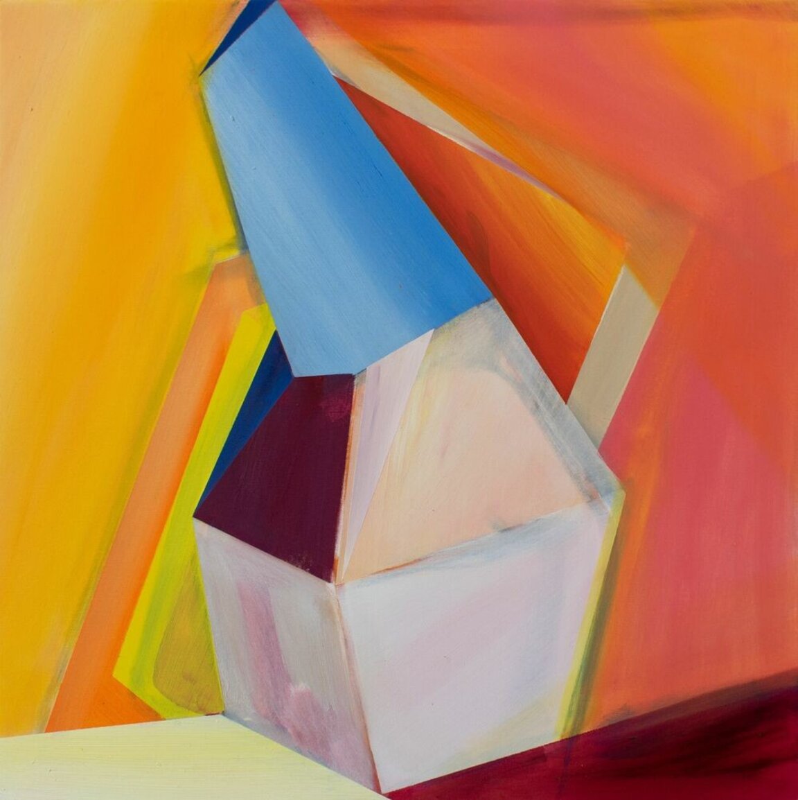 Живопис и релеф в изложбата "In Color Spaces" на Ана Костова