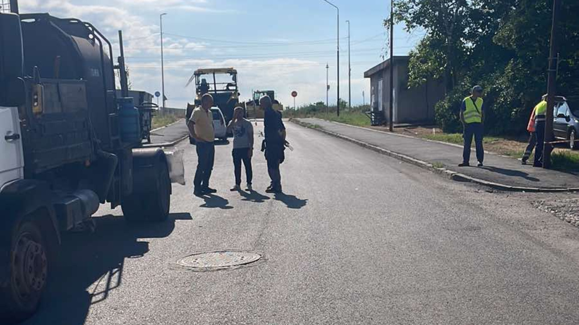 Временна организация на движението в Ямбол, заради полагане на асфалт