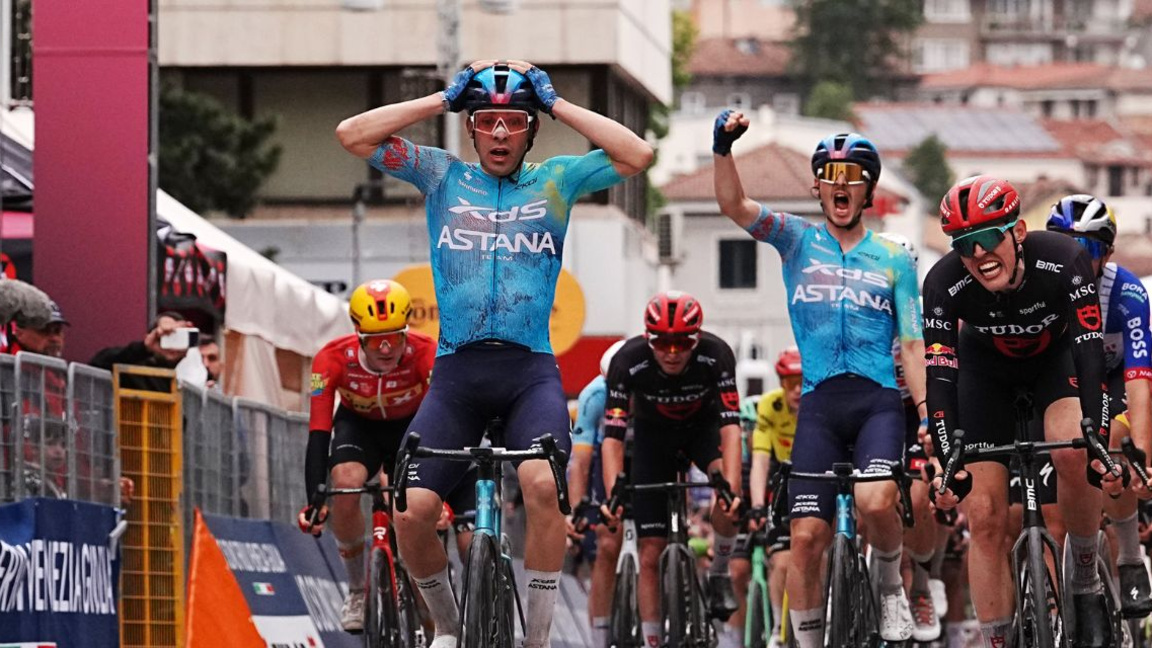 Guillermo Silva remporte la deuxième étape du Giro d'Italia