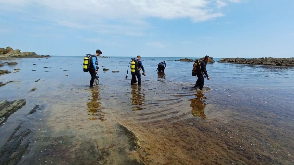Buzos cartografían los lugares submarinos más interesantes de la costa sur del mar Negro