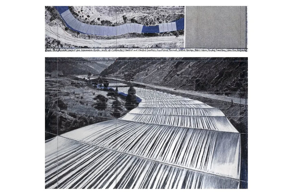 Ausstellung erinnert an Christos und Jeanne-Claudes Projekt „Over the River“