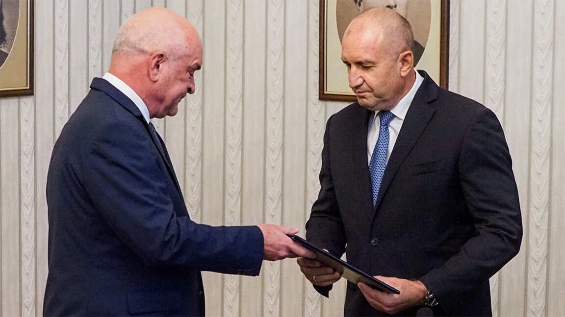 Dimitar Glavchev presents caretaker cabinet lineup