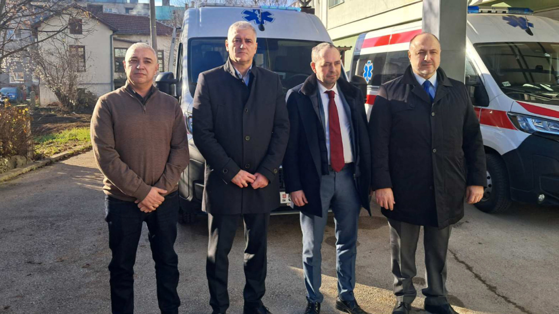 Statul bulgar a donat o ambulanță municipalității Țaribrod din estul Serbiei