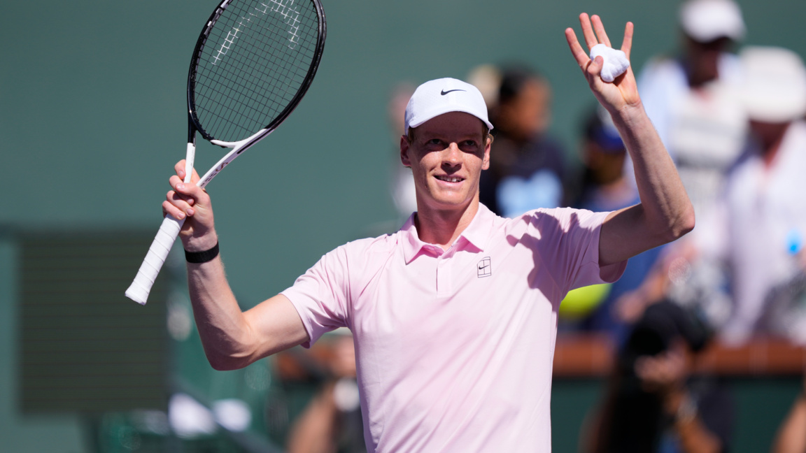 Яник Синер е полуфиналист на Индиън Уелс