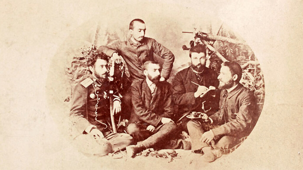 Bulgarian Secret Central Revolutionary Committee, 1885. From left to right: Kosta Panitsa, Ivan Stoyanovich, Zahari Stoyanov, Ivan Andonov and Dimitar Rizov