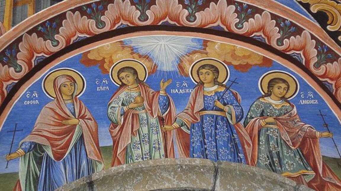 Orthodoxe Kirche ehrt die Heilige Sophia und ihre Töchter
