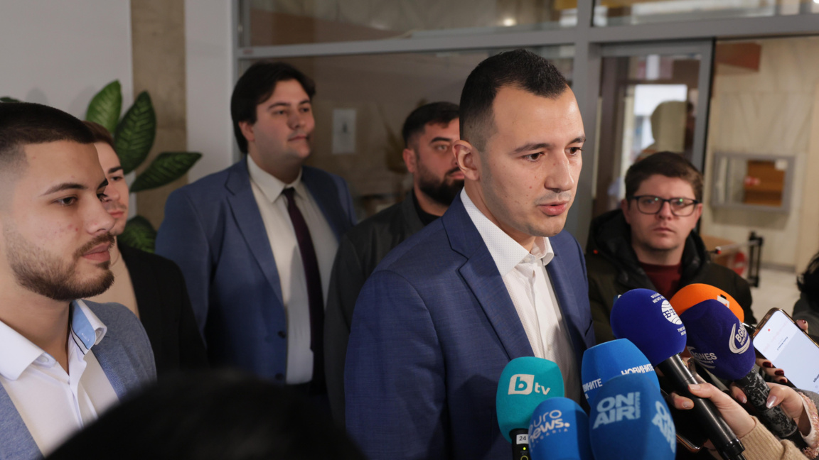 Председателят на Младежкото обединение на БСП Габриел Вълков