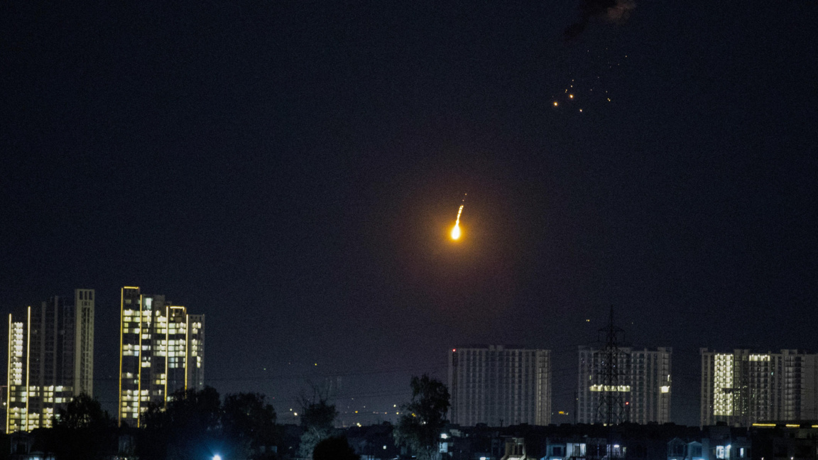 Прехващането на дрон в близост до американското консулство и международното летище в Ербил, Ирак, 3 март 2026 г.