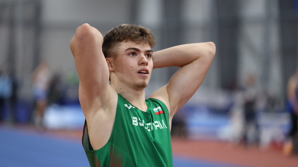 Ο αθλητής στίβου Χρίστο Ηλίεβ με ευρωπαϊ...