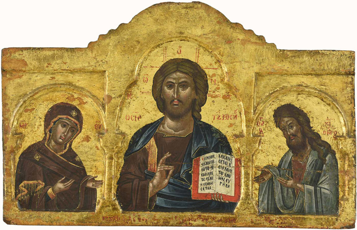 Деисис, 1557 г., Бачковский монастырь