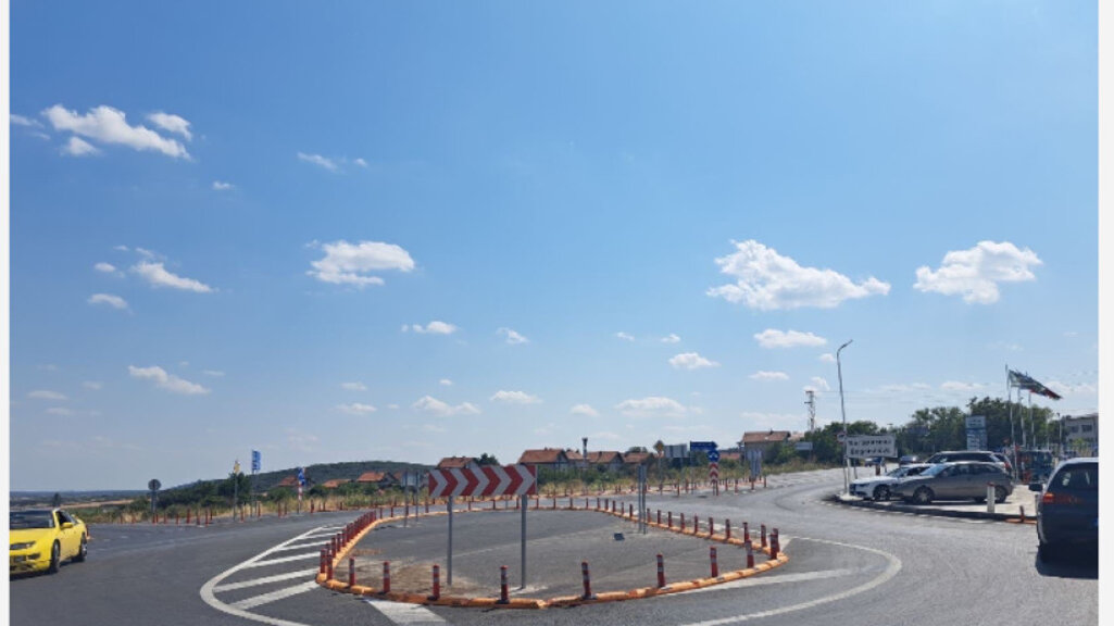 До края на седмицата ще бъде изградено кръговото кръстовище край Тракийския университет